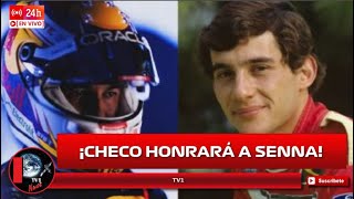 Checo Pérez honrará a Ayrton Senna en el GP de Imola piloto mexicano conmovido