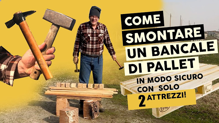 COME SMONTARE UN PALLET: Solo 2 attrezzi Necessari - 100% FAI DA TE