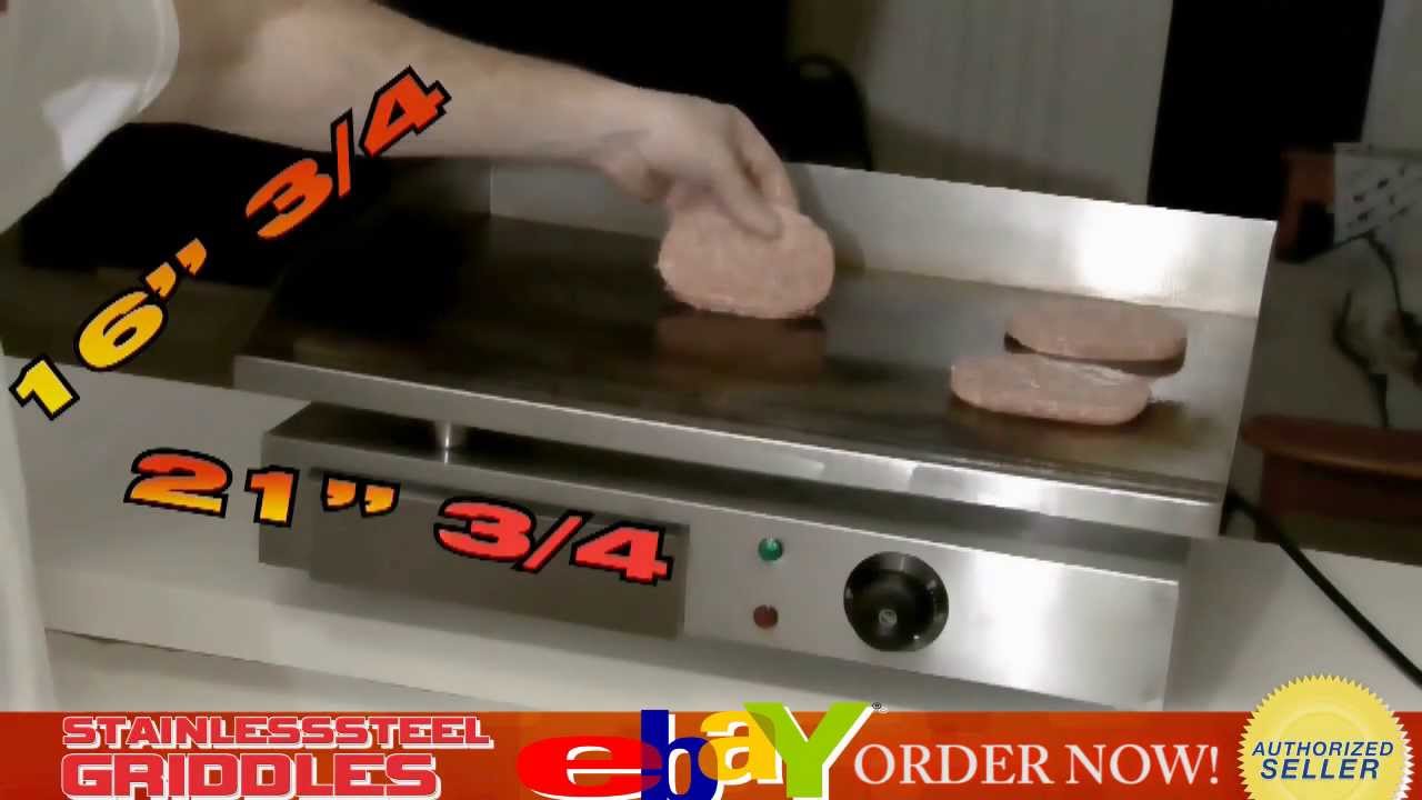 21 Mega Countertop Electric Griddle Stainless Steel Save