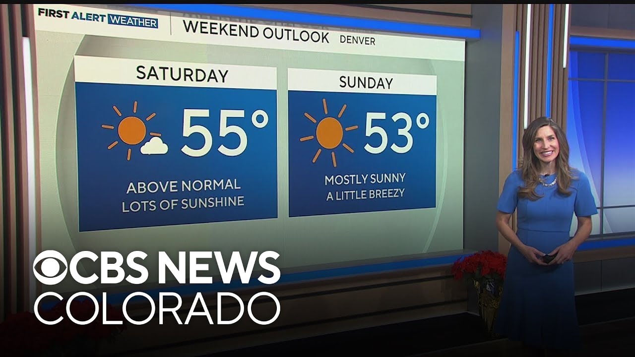 Colorado weather: Breezy and cooler Friday afternoon - YouTube