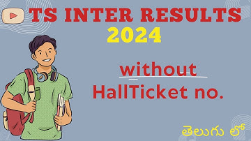 TS inter results 2024 without HALL TICKET number | TS IPE RESULTS 2024