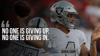 Read the story: https://bayareane.ws/2cvsurn oakland raiders
quarterback derek carr talks about frustrating loss against san
francisco 49ers and how ...