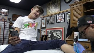 Inside Helix Studios: Joey Mills Gets a Tattoo