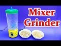 Amazing Mini Mixer Grinder With DC Motor Science Project | How To Make A Electric Mixer Grinder DIY