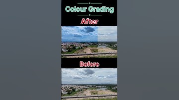 Colour Grading Tutorial | Before & After | VN | CapCut | #travel #drone #trending #nature #capcut