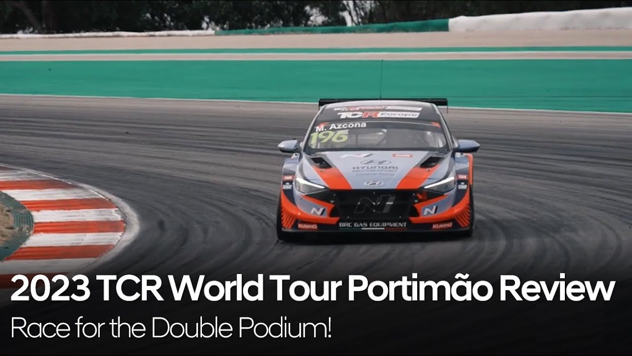 Double Podium for the Elantra N l 2023 TCR World Tour Portimão Review I Hyundai Motorsport
