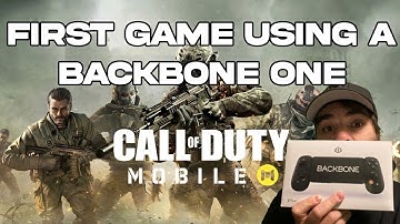 Call Of Duty Mobile With A Backbone One