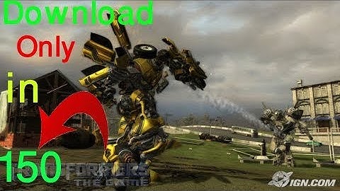 How to download Transformers the Game only in 150 MB EASY.