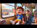 Baby Max Learns Colors on the School Bus 🎨🚍 | Fun Kids Learning Song | Educational Nursery Rhyme