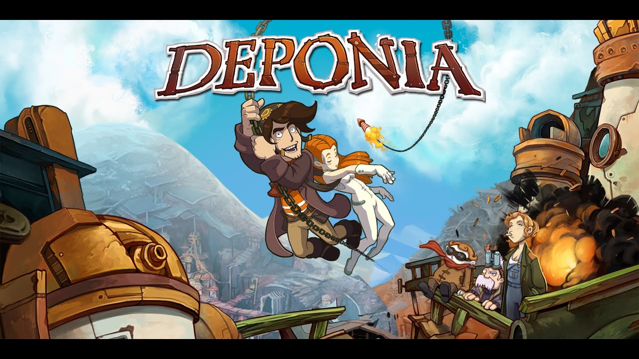 Deponia / быстрое прохождение на ачивку Дроггельбехер