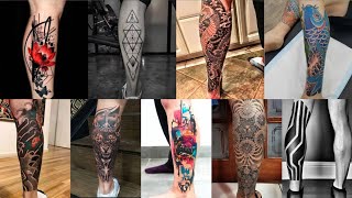 Calf Tattoo for men 2022 - Calves Tattoos - Best Calf Tattoo 2022