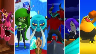 Sonic Lost World - All Bosses + Cutscenes [Including DLC & Hidden Zone Bosses]