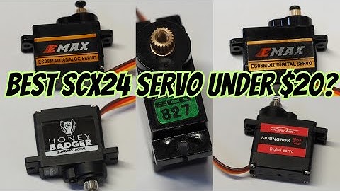 Budget SCX24 Servo Shootout! 5 Servos Under $20 Tested.