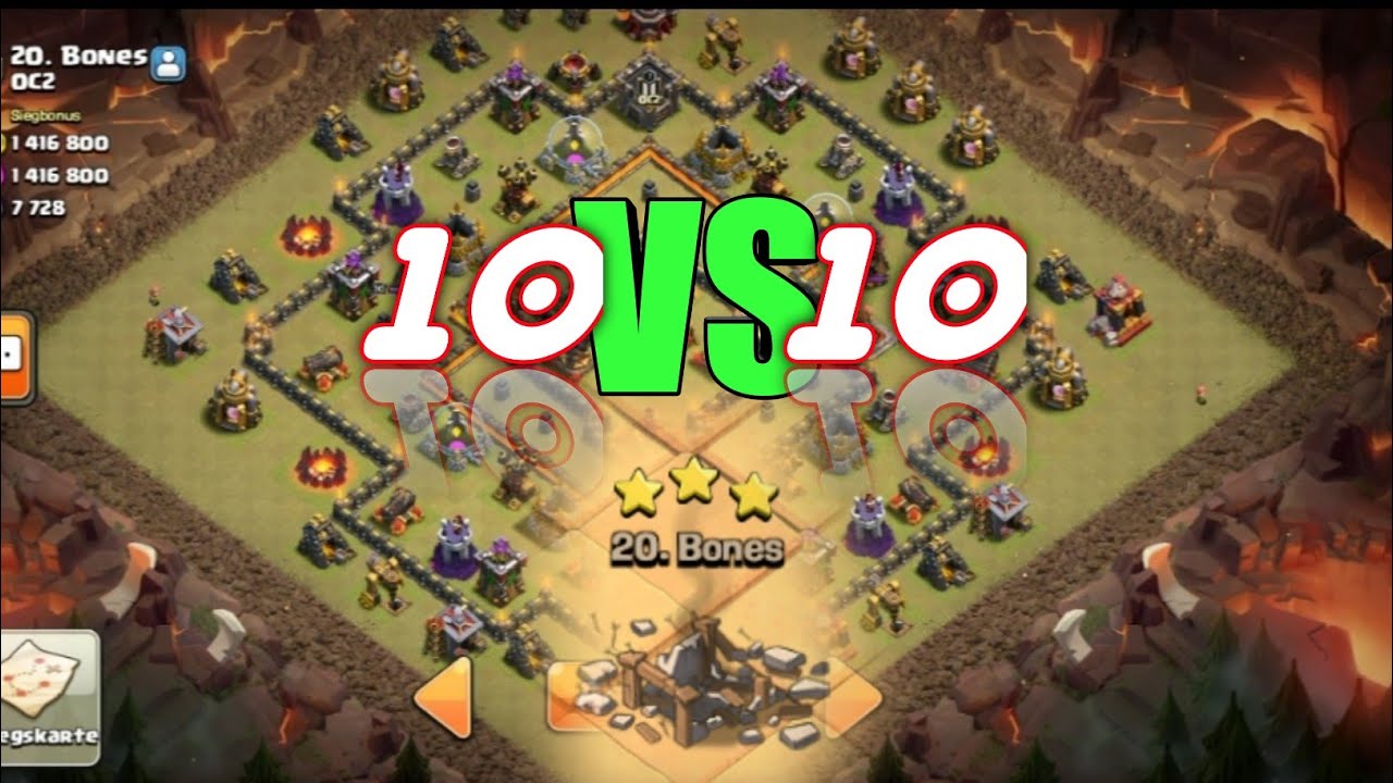 Clash Of Clans Angriffsstrategie Rathaus Level 10
