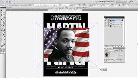 Image In Text Effect Tutorial - Adobe Photoshop, Illustrator and Indesign