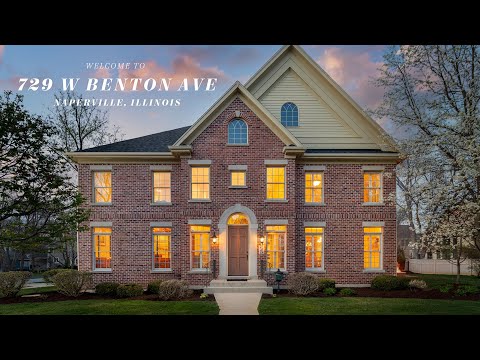 729 W Benton Ave, Naperville, IL home video tour