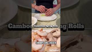Celebrity How to make Cambodian in spring roll #tapthatbeefofficial #tapthatbeef #springroll Net Worth