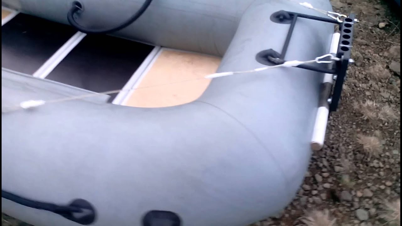 Лодка Адмирал 280 под мотором Ямаха2 - YouTube