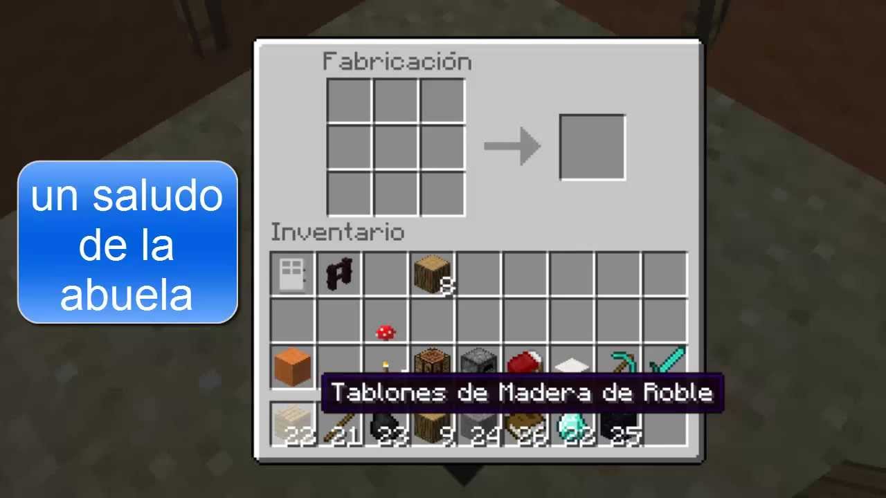 minecraft Con La Abuela Combinaciones Basicas Para La Mesa De Crafteo minecraft-con-la-abuela-combinaciones-basicas-para-la-mesa-de-crafteo