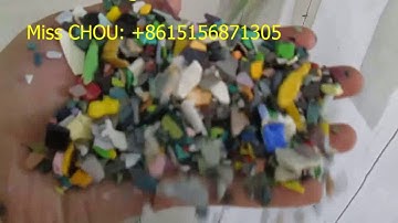 Angelon plastic color sorter/color separator for HDPE sorting in Brazil