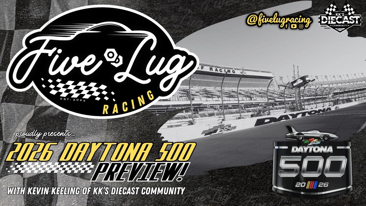 Анонс гонки NASCAR Daytona 500, представленный Five Lug Racing!