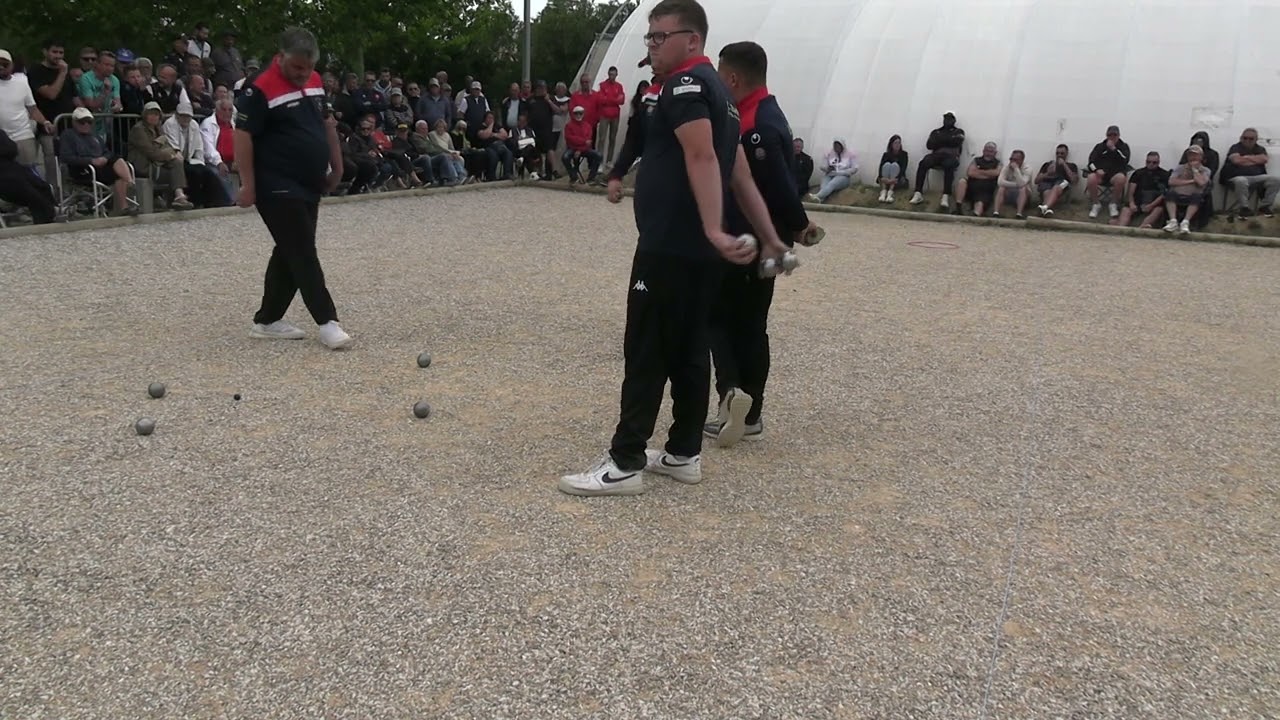 demie finale doublette masculin 2024 Leonard Derrion