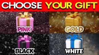 Choose Your Gift...! Pink, Gold, Black or white 💗⭐️🖤💙 How Lucky Are You? 😱
