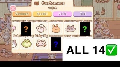 Kuma Sushi Bar All 14 common customers revealed!