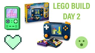 Building a LEGO Retro Game Console Day 2 || Build Your Own Game with LEGO