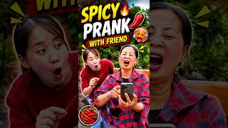 Spicy Prank Gone Wrong! 🌶️😂 #shorts #shortsfeed #trending #funny #youtubeshorts #funniestvideo