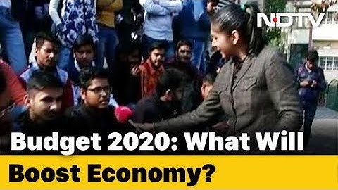 Budget 2020: Economics On Campus With Students