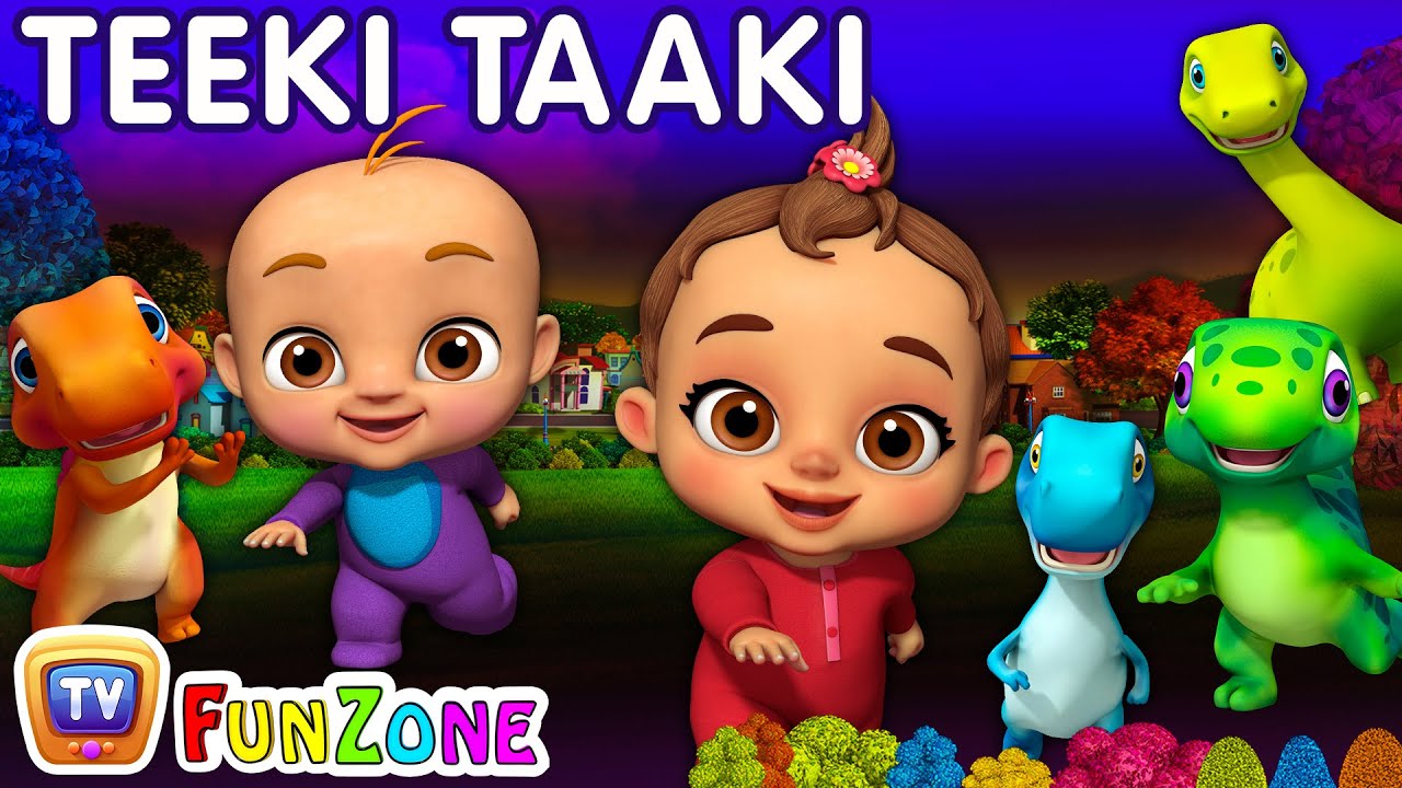 The Teeki Taaki Song  Sing  Dance Songs for Babies  ChuChu TV Funzone 3D Nursery Rhymes