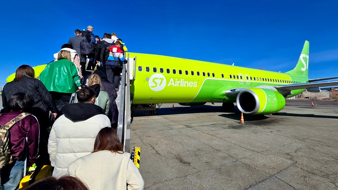 6 часов на Boeing 737-800 а/к S7 Airlines | Рейс Иркутск – Санкт-Петербург