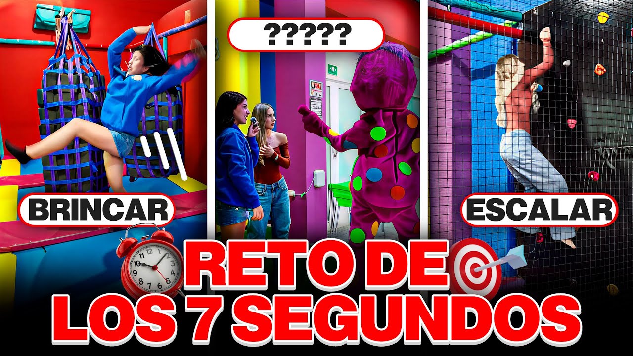 RETO DE LOS 7 SEGUNDOS EN PANFLETITOS😱 | Hermanas JM