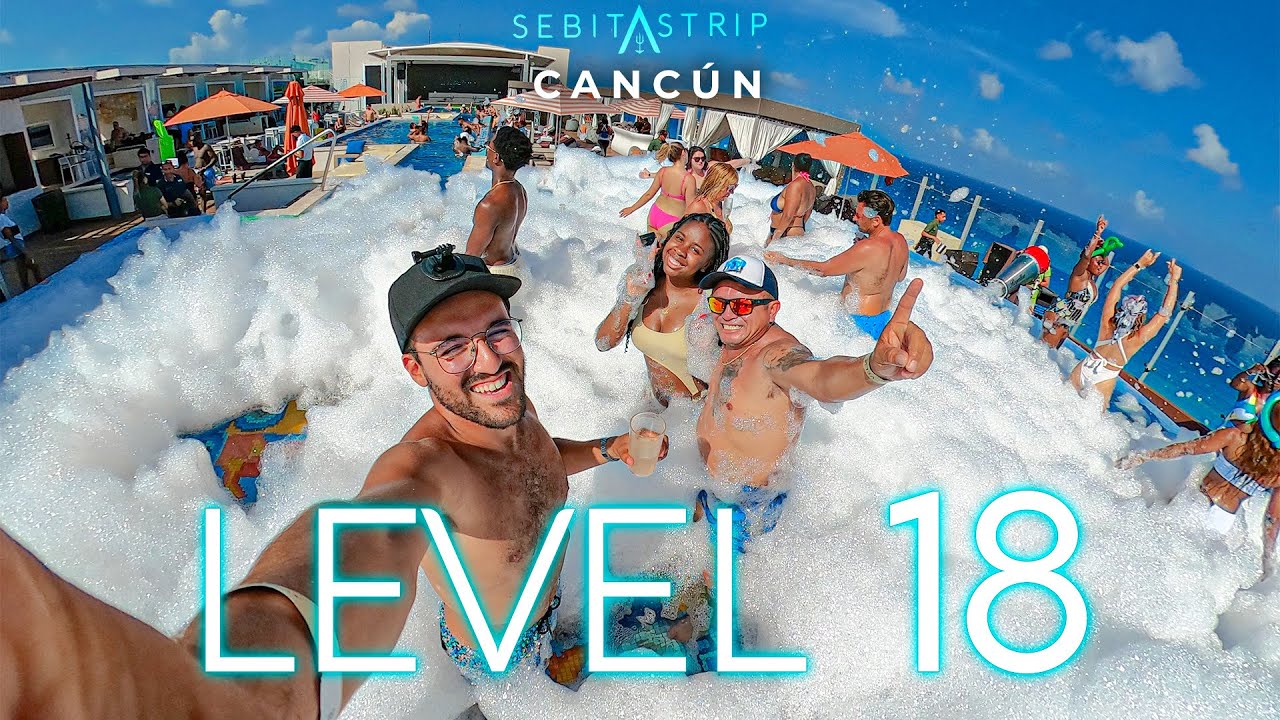 FIESTA EN CANCUN LEVEL 18 ROOFTOP CON BARRA LIBRE POR 50 USD ROYALTON