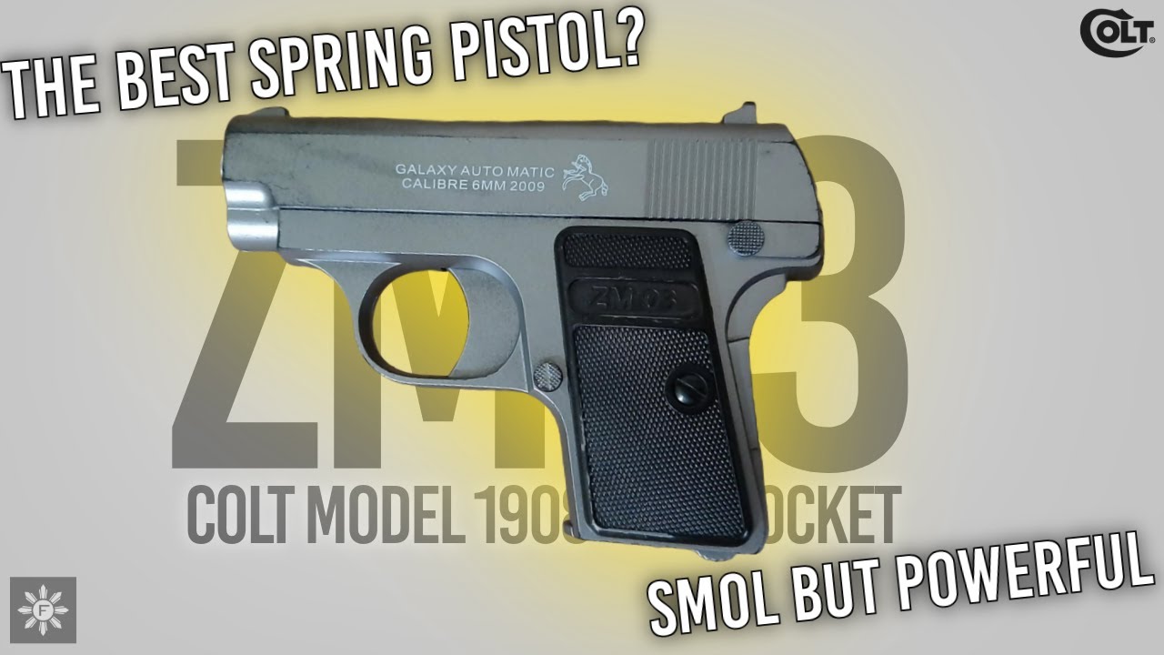 ZM03 Spring Pistol Review | The Most Powerful Budget Beginner Pellet Gun for ₱250 | Colt Series #1