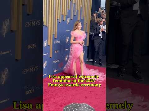 Lisa Appeared Extremely Feminine At The 2025 Emmys Awards Ceremony Lisa Blackpink Emmys2025 