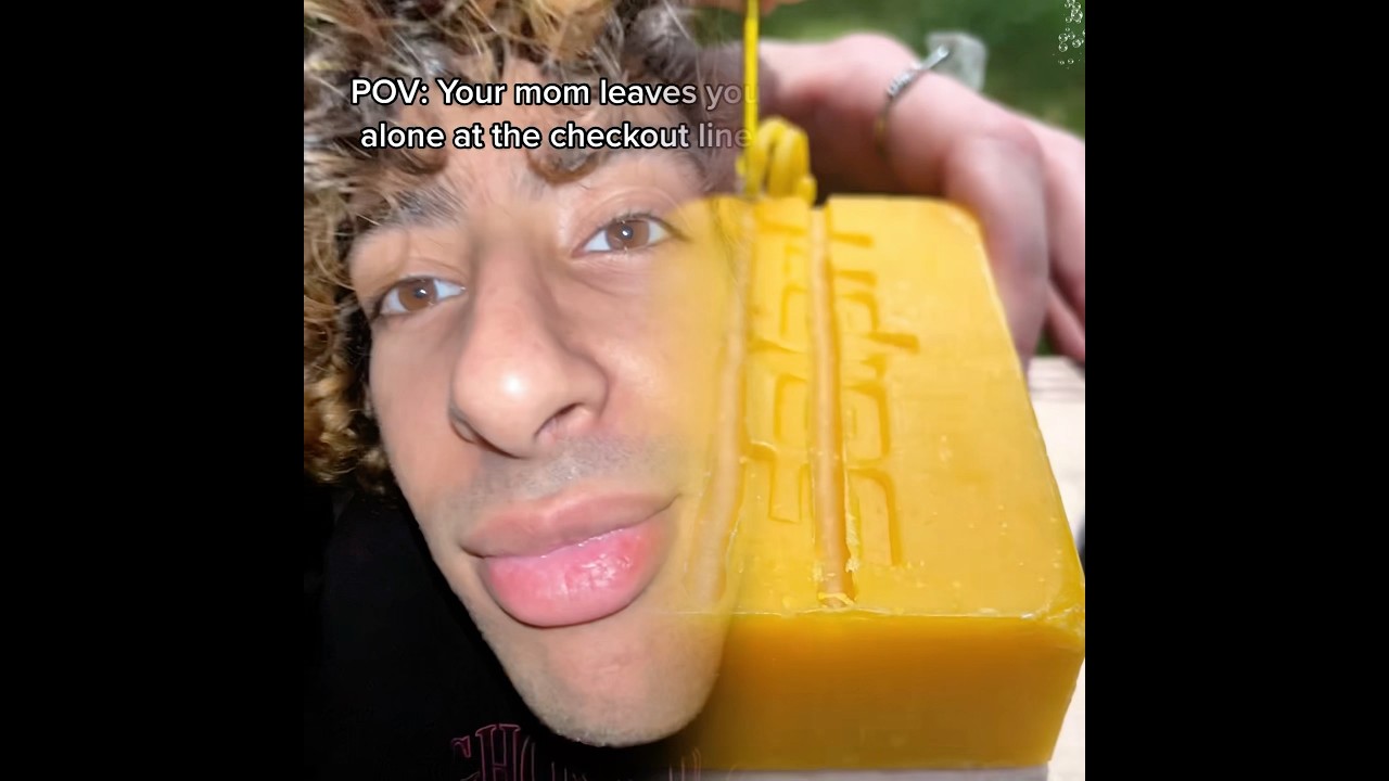 Moms always wanna go grab something last minute and be leaving you in line frightened 😭