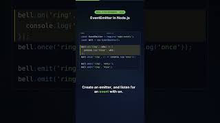 EventEmitter in Node.js: on, once & emit