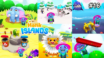 My Talking Hank : Islands All Animals  Gameplay Walkthrough Part 16 - Full Screen (Android/iOS)