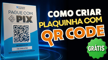Como Fazer QR Code PIX Grátis 💳 | Criar Plaquinha PIX QR Code Passo a Passo 2025