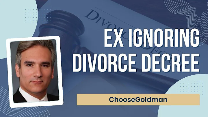 What Can I Do If My Ex Isn’t Following the Divorce Decree?