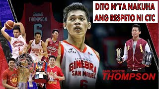 DITO NAG SIMULA ANG PAG SIKAT NI THOMPSON 1ST BEST PLAYER OF THE GAME NI SCOTTIE AS GINEBRA PLAYER