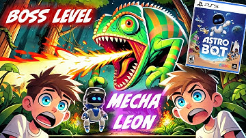 Astro Bot PS5 – Mecha Leon Boss Fight! 🦎 Fireballs, Missiles & Epic Finale | 12 Days of Astro