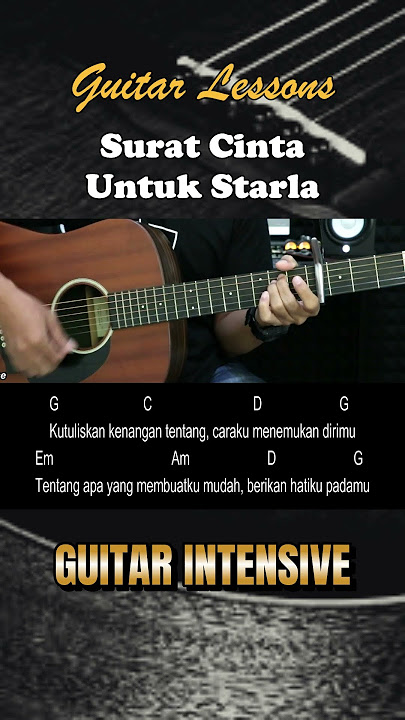 Surat Cinta Untuk Starla - Virgoun | Tutorial Chord Gitar Mudah dan Lirik