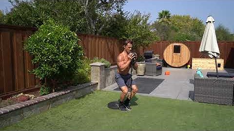 Goblet Banded Cyclist Squat