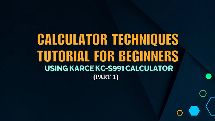 LEPT MATH MAJORSHIP REVIEWER | KARCE KC-S991 CALCULATOR TECHNIQUES FOR BEGINNERS | PART1