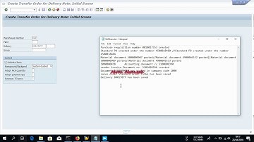 SAP TRANSFER ORDER (LT03)