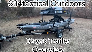 Kayak trailer build