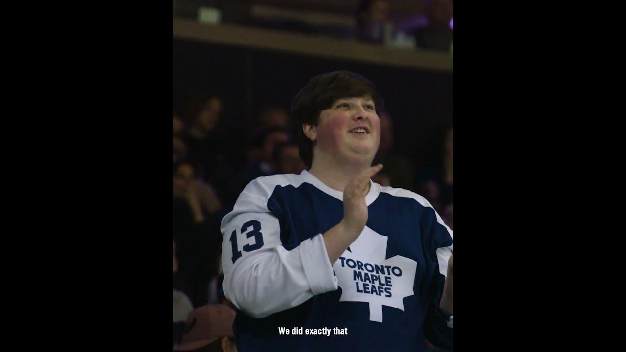 Jax bought a #torontomapleleafs jersey for her first time in